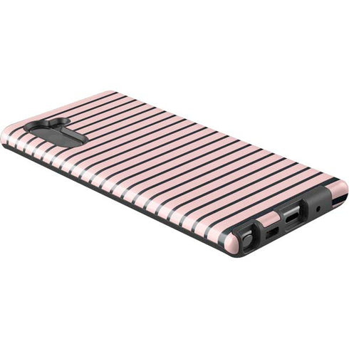 Pink and Black Stripes Galaxy Note 10 Pro Case