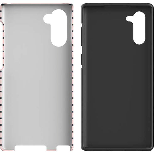 Pink and Black Stripes Galaxy Note 10 Pro Case