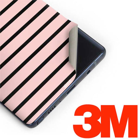 Pink and Black Stripes Galaxy Note 9 Skin
