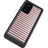 Pink and Black Stripes Galaxy Note20 5G Waterproof Case
