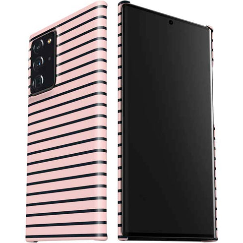 Pink and Black Stripes Galaxy Note20 Ultra 5G Lite Case
