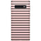 Pink and Black Stripes Galaxy S10 Skin