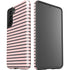Pink and Black Stripes Galaxy S21 5G Pro Case