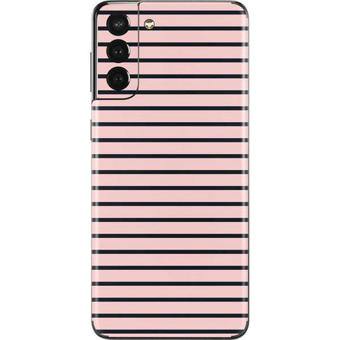 Pink and Black Stripes Galaxy S21 Plus 5G Skin