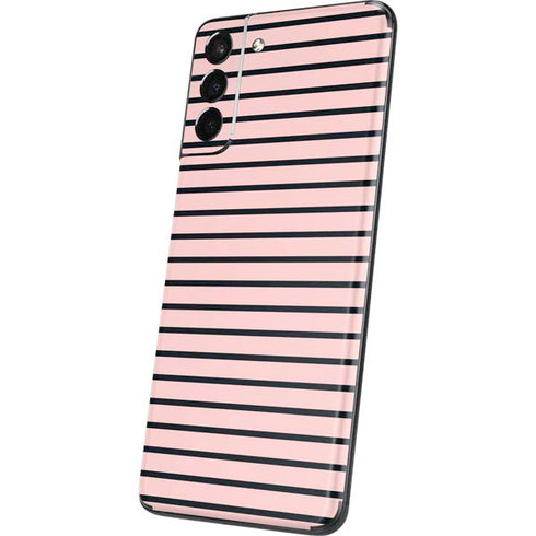Pink and Black Stripes Galaxy S21 Plus 5G Skin