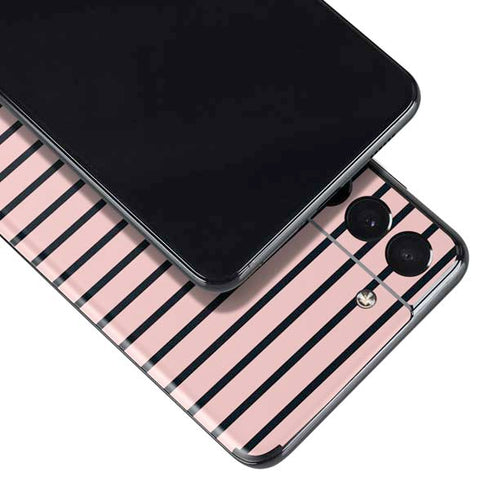 Pink and Black Stripes Galaxy S21 Plus 5G Skin