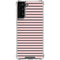 Pink and Black Stripes Galaxy S22 Plus Clear Case