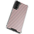 Pink and Black Stripes Galaxy S22 Plus Clear Case