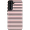 Pink and Black Stripes Galaxy S22 Pro Case