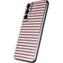 Pink and Black Stripes Galaxy S22 Skin