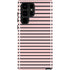 Pink and Black Stripes Galaxy S22 Ultra Pro Case