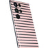 Pink and Black Stripes Galaxy S22 Ultra Skin