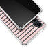 Pink and Black Stripes Galaxy S23 FE Clear Case