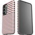 Pink and Black Stripes Galaxy S23 Plus Pro Case