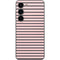 Pink and Black Stripes Galaxy S23 Skin