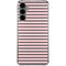Pink and Black Stripes Galaxy S24 Plus Clear Case