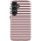 Pink and Black Stripes Galaxy S24 Plus Impact Case