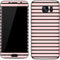 Pink and Black Stripes Galaxy S7 Skin