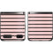 Pink and Black Stripes Galaxy Z Flip Skin