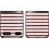 Pink and Black Stripes Galaxy Z Flip Skin