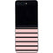 Pink and Black Stripes Galaxy Z Flip5 5G Skin