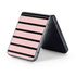 Pink and Black Stripes Galaxy Z Flip5 5G Skin