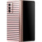 Pink and Black Stripes Galaxy Z Fold2 5G Skin