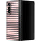 Pink and Black Stripes Galaxy Z Fold3 5G Skin