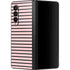 Pink and Black Stripes Galaxy Z Fold3 5G Skin