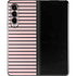 Pink and Black Stripes Galaxy Z Fold3 5G Skin
