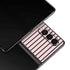 Pink and Black Stripes Galaxy Z Fold3 5G Skin
