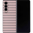 Pink and Black Stripes Galaxy Z Fold4 5G Skin