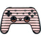 Pink and Black Stripes Google Stadia Controller Skin