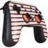 Pink and Black Stripes Google Stadia Controller Skin