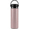 Pink and Black Stripes Hydro Flask 20oz Wide Mouth Skin