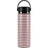 Pink and Black Stripes Hydro Flask 20oz Wide Mouth Skin