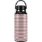 Pink and Black Stripes Hydro Flask 32oz Wide Mouth Skin
