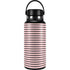 Pink and Black Stripes Hydro Flask 32oz Wide Mouth Skin