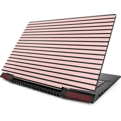 Pink and Black Stripes Lenovo IdeaPad Skin