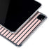 Pink and Black Stripes iPad Pro 12.9in (2020) Clear Case