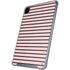 Pink and Black Stripes iPad Pro 12.9in (2020) Clear Case