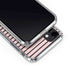 Pink and Black Stripes iPhone 11 Clear Case