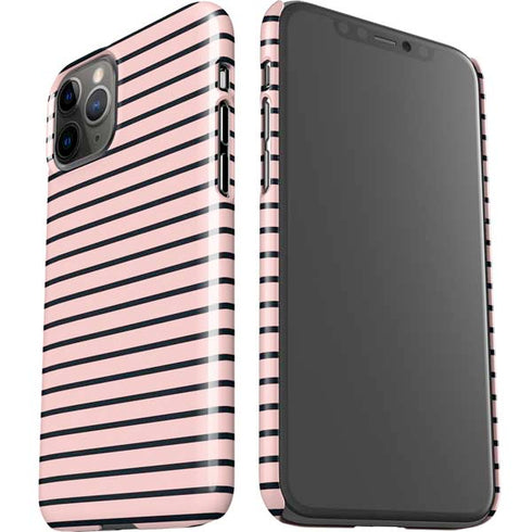 Pink and Black Stripes iPhone 11 Pro Lite Case