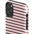 Pink and Black Stripes iPhone 11 Pro Max Impact Case