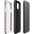 Pink and Black Stripes iPhone 11 Pro Max Impact Case