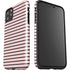 Pink and Black Stripes iPhone 11 Pro Max Impact Case