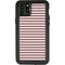 Pink and Black Stripes iPhone 11 Pro Max Waterproof Case