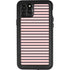 Pink and Black Stripes iPhone 11 Pro Max Waterproof Case
