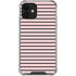 Pink and Black Stripes iPhone 12 Mini Clear Case