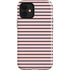 Pink and Black Stripes iPhone 12 Mini Impact Case